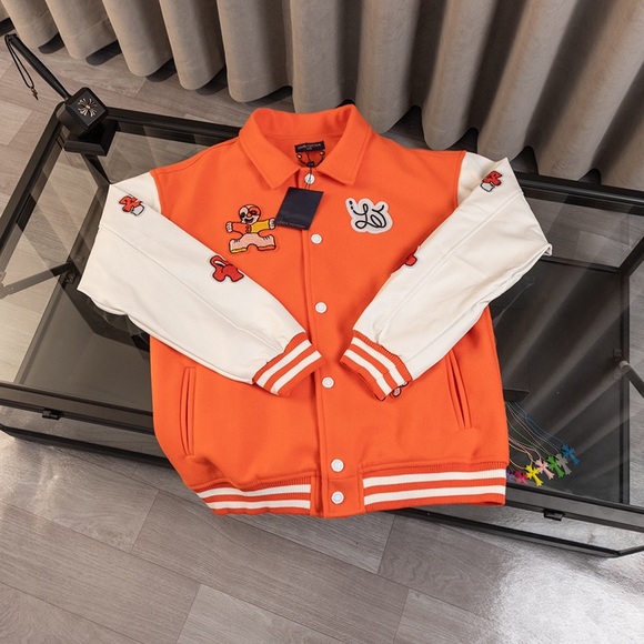 Louis Vuitton Orange Baseball Jacket - Picture 8 of 14